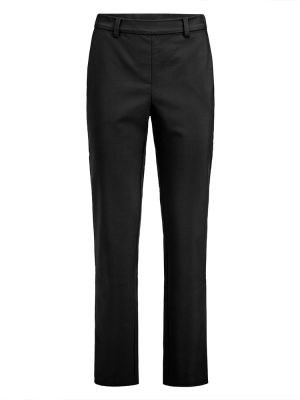 Casual Hose Damen Schwarz mit elastischem Bund