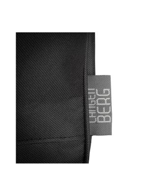 „Faltbarer Einkaufskorb schwarz – mit Reißverschluss, Tragegriffen und stabilem Rahmen“