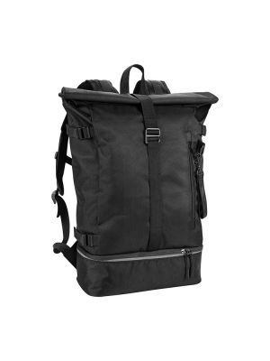 Schwarzer Rucksack 25 l VEGAS mit Laptopfach und Organizer – robustes 600D Polyester