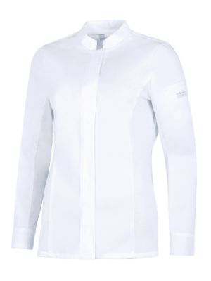 Hochwertige Damen Kochhemden Weiß