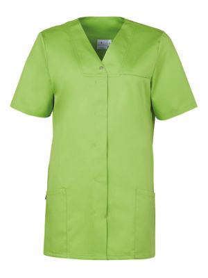 Hellgrüner Damen-Kasack mit Knöpfen