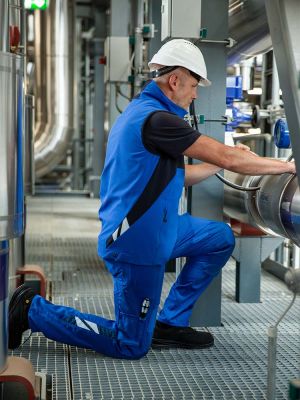 Arbeitshose Herren Mascot in Schwarz mit Knietaschen und elastischem Bund