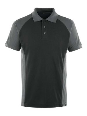 Modernes Mascot Poloshirt in Schwarz