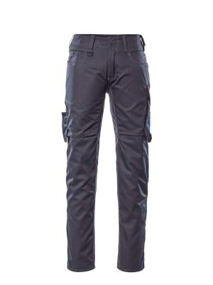 Unisex Arbeitshose Unique schwarzblau-kornblau