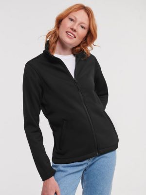 Schwarze Softshelljacke Damen
